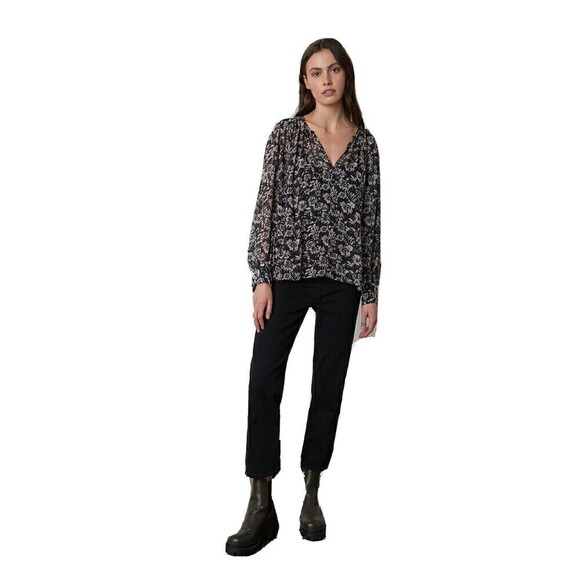 Velvet by Graham Spencer Modal Boho Top‎ Size P - Picture 1 of 7